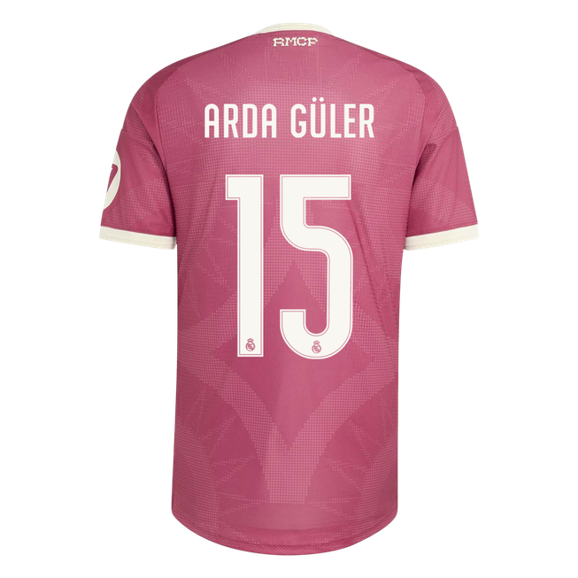 Ρεάλ Μαδρίτης φανέλα 3η 2026/27 ARDA GÜLER #15 - Αγωνιστική Έκδοση