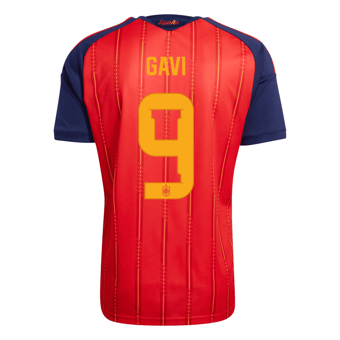 Ισπανία φανέλα Εντός Παγκόσμιο Κύπελλο 2026 GAVI #9 Champion Edition