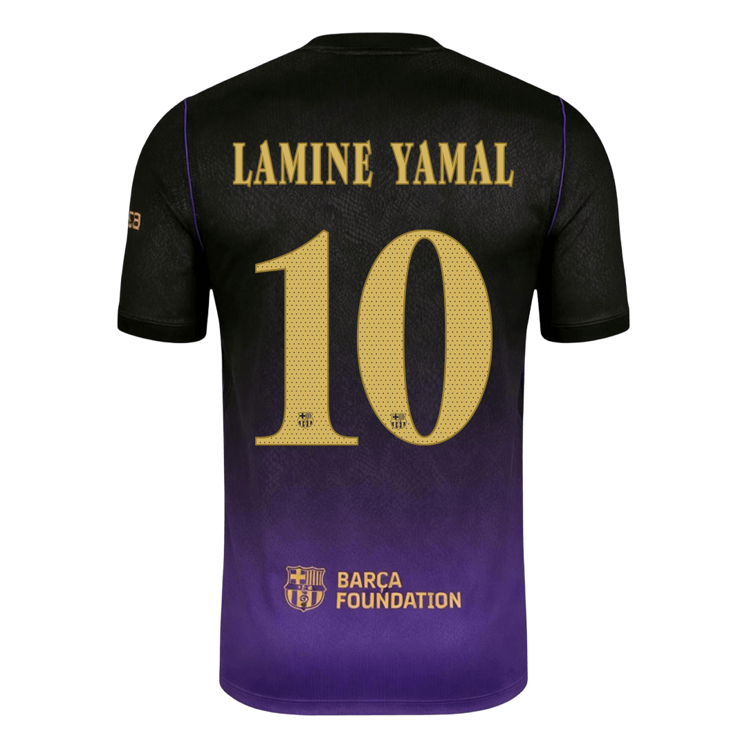 Μπαρτσελόνα φανέλα Εκτός 2026/27 LAMINE YAMAL #10 - UCL