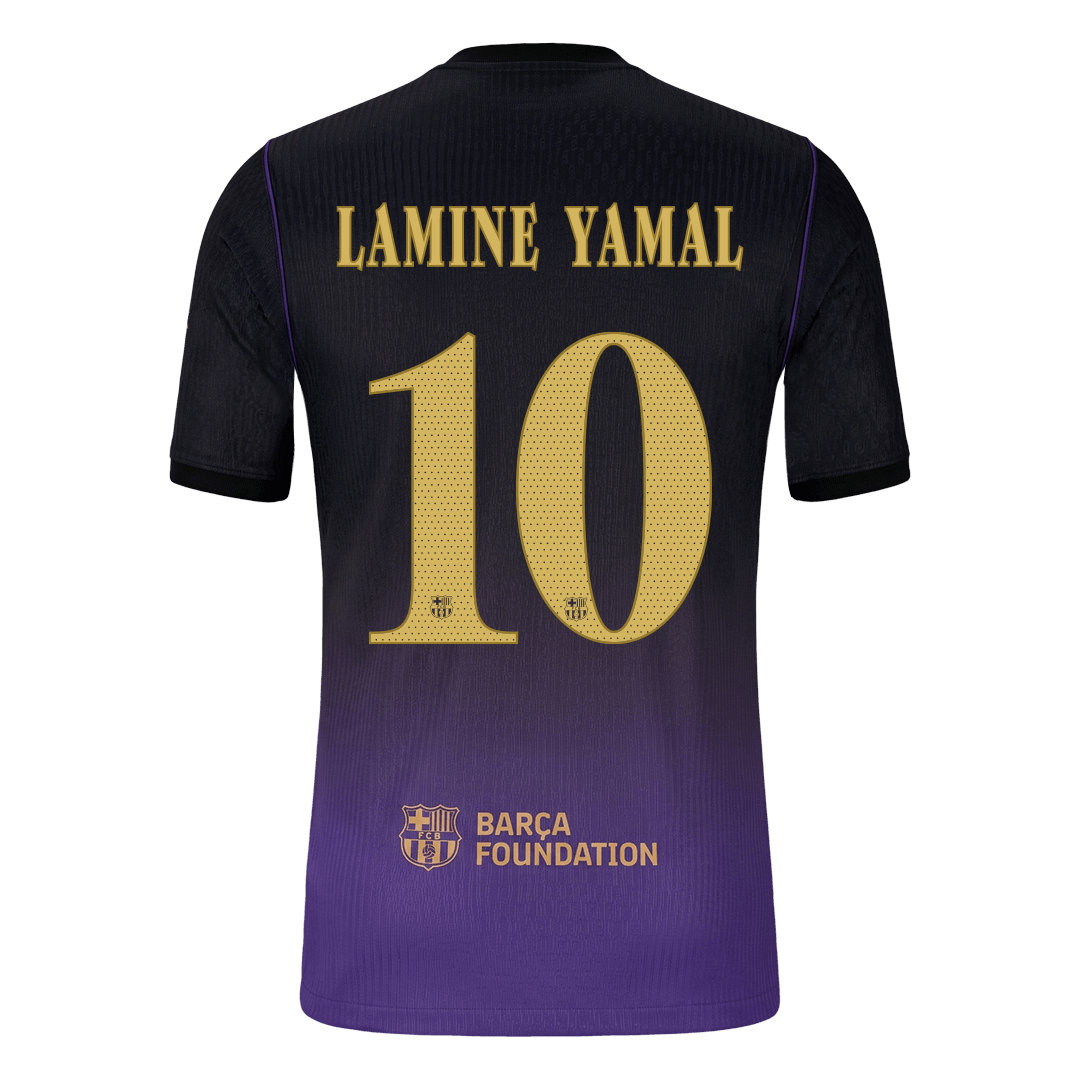 Μπαρτσελόνα φανέλα Εκτός 2026/27 LAMINE YAMAL #10 - Match Version - UCL