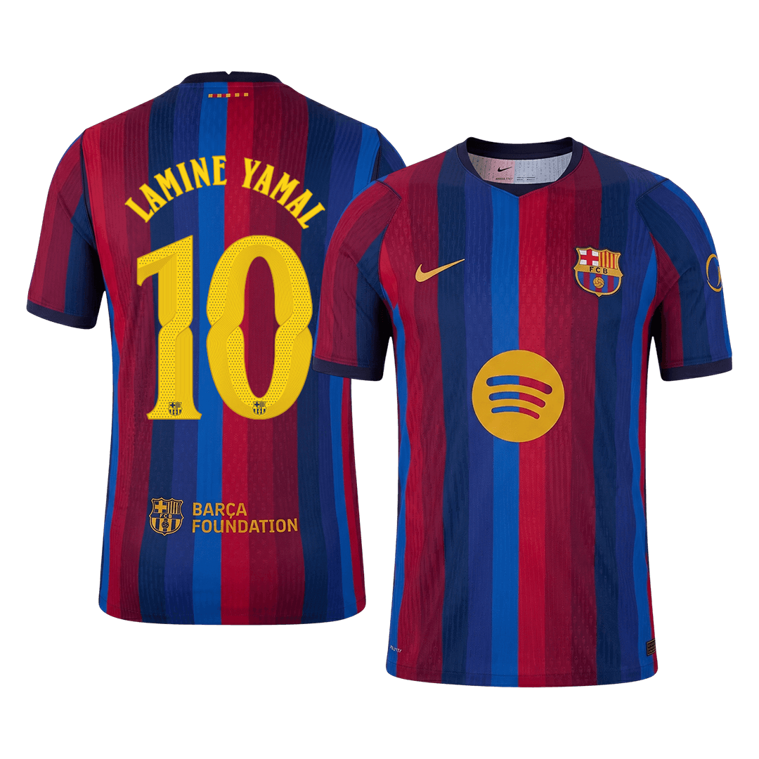 Μπαρτσελόνα φανέλα Εντός 2026/27 LAMINE YAMAL #10 - Match Version - UCL