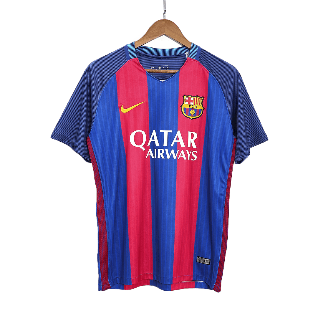 Μπαρτσελόνα Ρετρό φανέλα Εντός 2016/17 MESSI #10