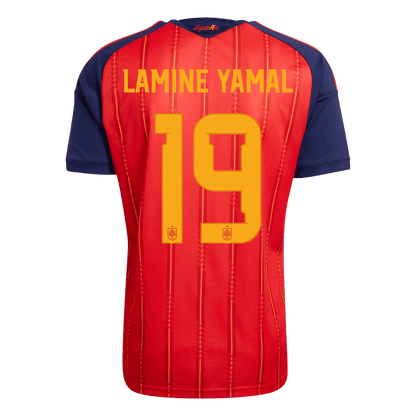 Ισπανία φανέλα Εντός Παγκόσμιο Κύπελλο 2026 LAMINE YAMAL #19 Champion Edition