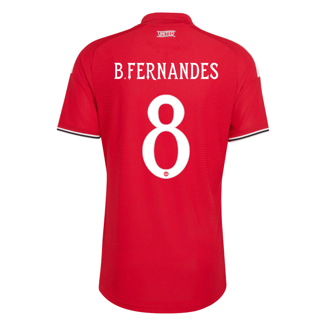 Μάντσεστερ Γιουνάιτεντ φανέλα Εντός 2026/27 B. FERNANDES #8 - Αγωνιστική Έκδοση - UCL