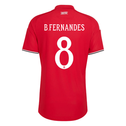 Μάντσεστερ Γιουνάιτεντ φανέλα Εντός 2026/27 B. FERNANDES #8 - Αγωνιστική Έκδοση - UCL