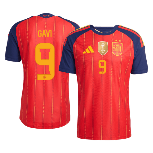Ισπανία φανέλα Εντός Παγκόσμιο Κύπελλο 2026 GAVI #9 - Match Version Champion Edition