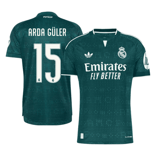 Ρεάλ Μαδρίτης φανέλα Εκτός 2026/27 ARDA GÜLER #15 - Αγωνιστική Έκδοση