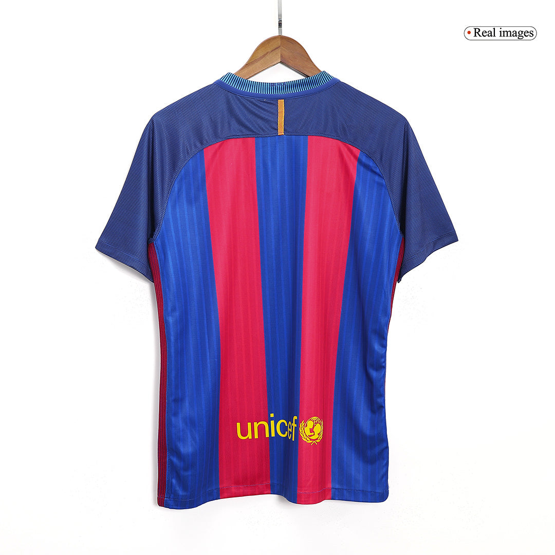 Μπαρτσελόνα Ρετρό φανέλα Εντός 2016/17 MESSI #10
