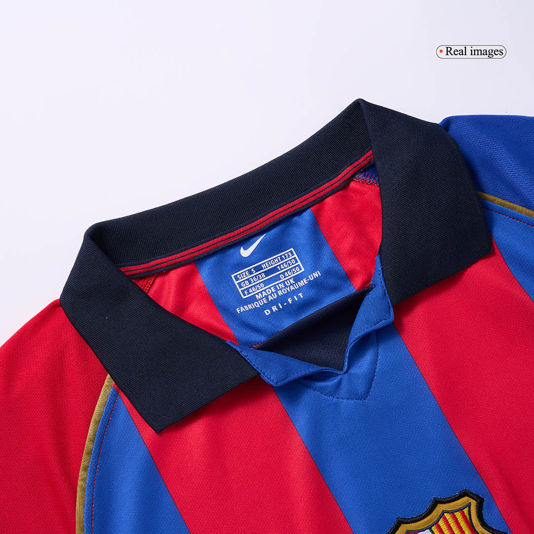 Μπαρτσελόνα Ρετρό φανέλα Εντός 2001/02 RIVALDO #10