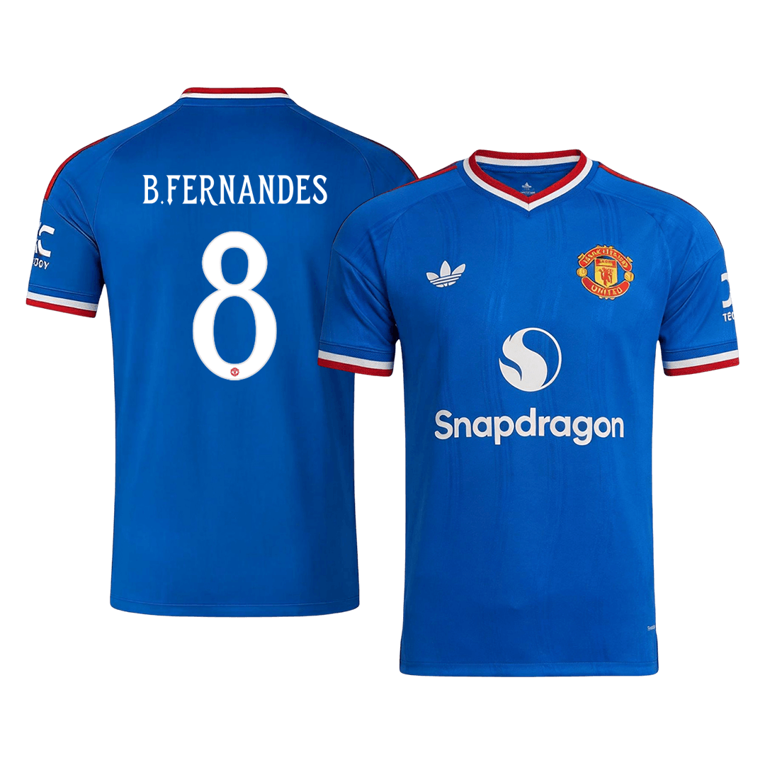 Μάντσεστερ Γιουνάιτεντ φανέλα Εκτός 2026/27 B. FERNANDES #8 - UCL