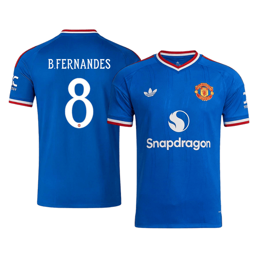 Μάντσεστερ Γιουνάιτεντ φανέλα Εκτός 2026/27 B. FERNANDES #8 - UCL