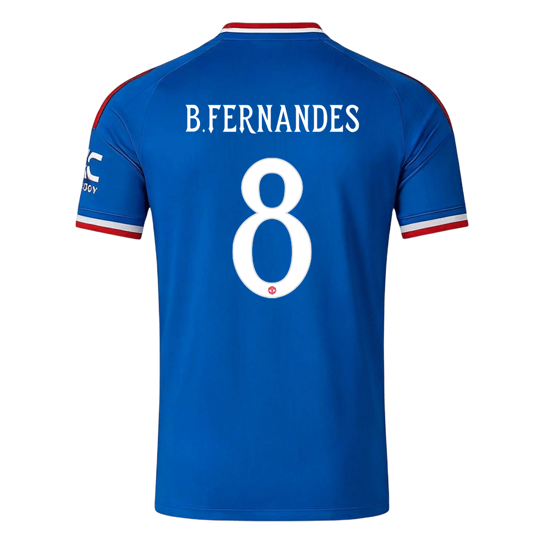 Μάντσεστερ Γιουνάιτεντ φανέλα Εκτός 2026/27 B. FERNANDES #8 - UCL