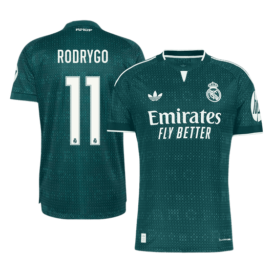 Ρεάλ Μαδρίτης φανέλα Εκτός 2026/27 RODRYGO #11 - Αγωνιστική Έκδοση