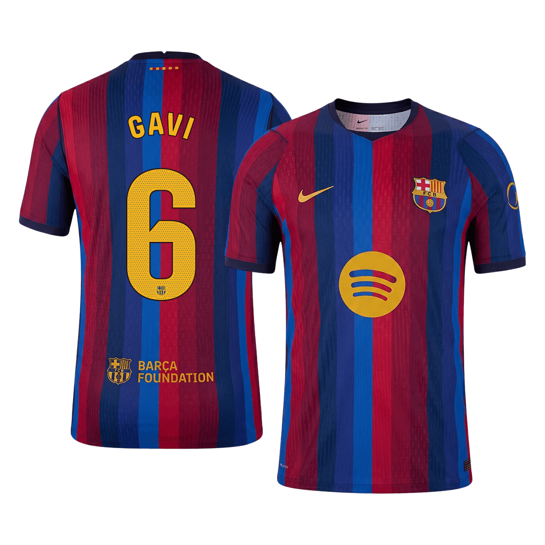 Μπαρτσελόνα φανέλα Εντός 2026/27 GAVI #6 - Match Version