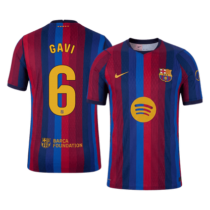 Μπαρτσελόνα φανέλα Εντός 2026/27 GAVI #6 - Match Version
