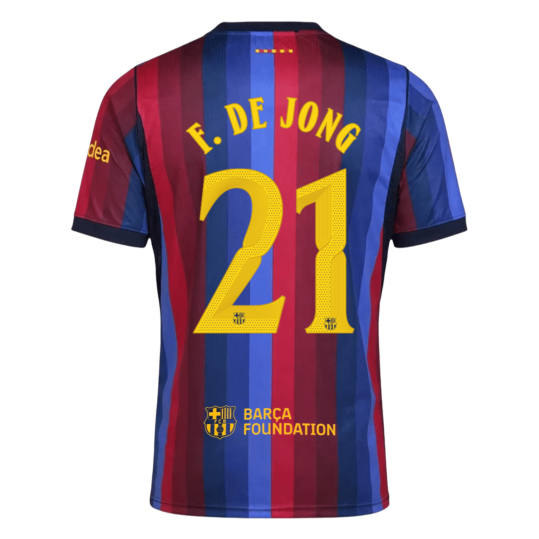 Μπαρτσελόνα φανέλα Εντός 2026/27 F. DE JONG #21 - UCL