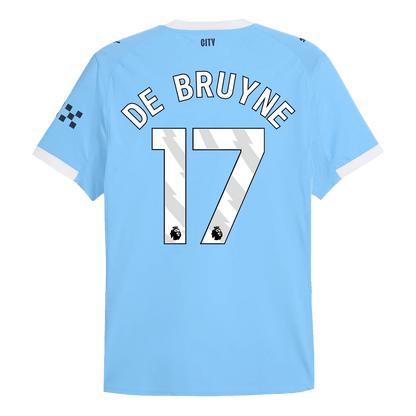 Μάντσεστερ Σίτι φανέλα Εντός 2025/26 DE BRUYNE #17 - Match Version