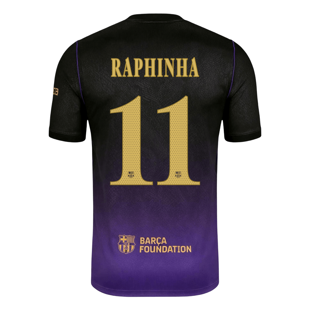 Μπαρτσελόνα φανέλα Εκτός 2026/27 RAPHINHA #11 - UCL