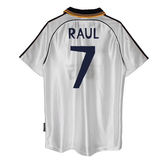 Ρεάλ Μαδρίτης Ρετρό φανέλα Εντός 1999/00 RAUL #7