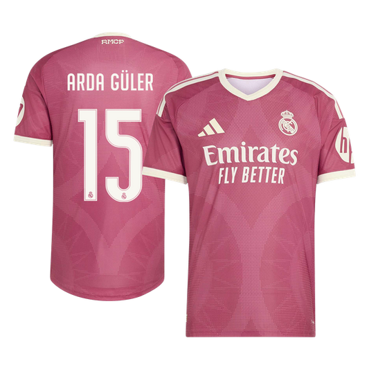 Ρεάλ Μαδρίτης φανέλα 3η 2026/27 ARDA GÜLER #15 - Αγωνιστική Έκδοση