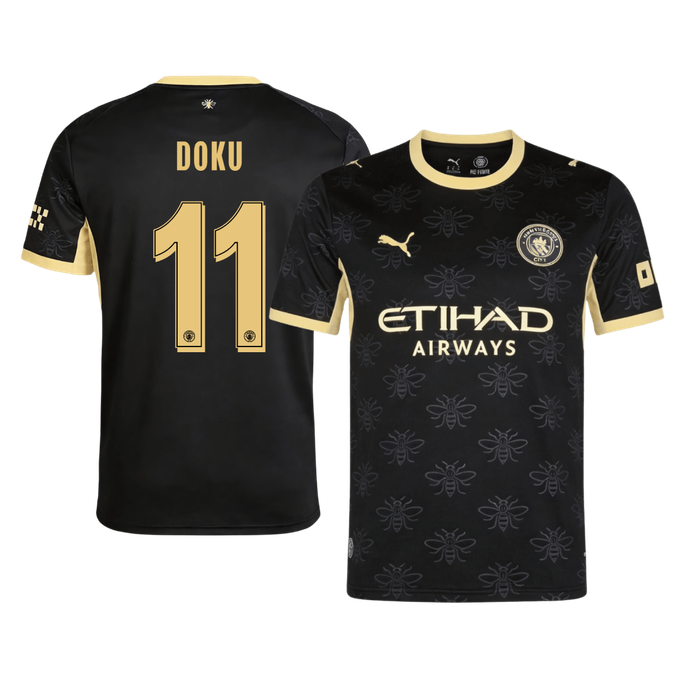 Μάντσεστερ Σίτι φανέλα Εκτός 2026/27 DOKU #11 - UCL