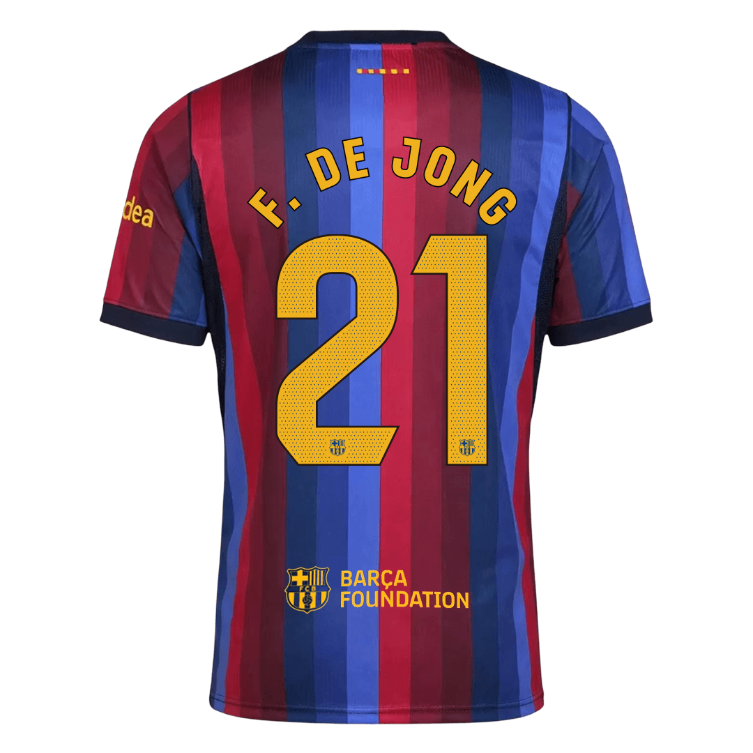 Μπαρτσελόνα φανέλα Εντός 2026/27 F. DE JONG #21