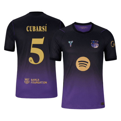 Μπαρτσελόνα φανέλα Εκτός 2026/27 CUBARSÍ #5 - Match Version - UCL