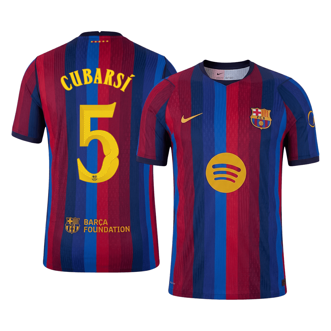 Μπαρτσελόνα φανέλα Εντός 2026/27 CUBARSÍ #5 - Match Version - UCL