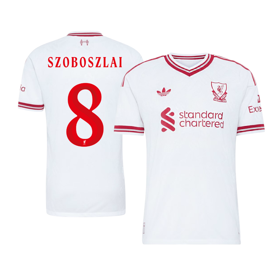 Λίβερπουλ φανέλα Εκτός 2026/27 SZOBOSZLAI #8 - UCL