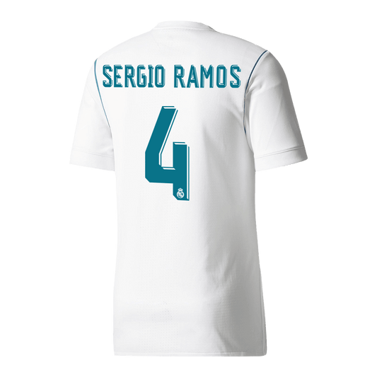 Ρεάλ Μαδρίτης Ρετρό φανέλα Εντός 2017/18 SERGIO RAMOS #4