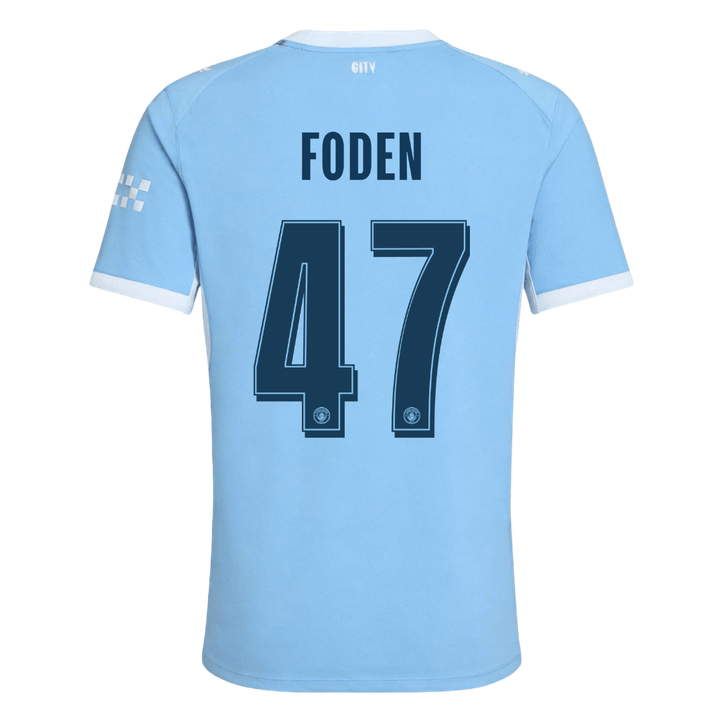 Μάντσεστερ Σίτι φανέλα Εντός 2026/27 FODEN #47 - Αγωνιστική Έκδοση - UCL