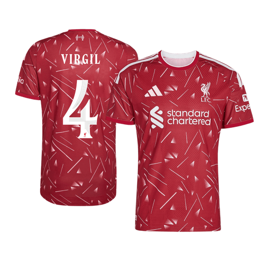 Λίβερπουλ φανέλα Εντός 2026/27 VIRGIL #4 - Αγωνιστική Έκδοση - UCL