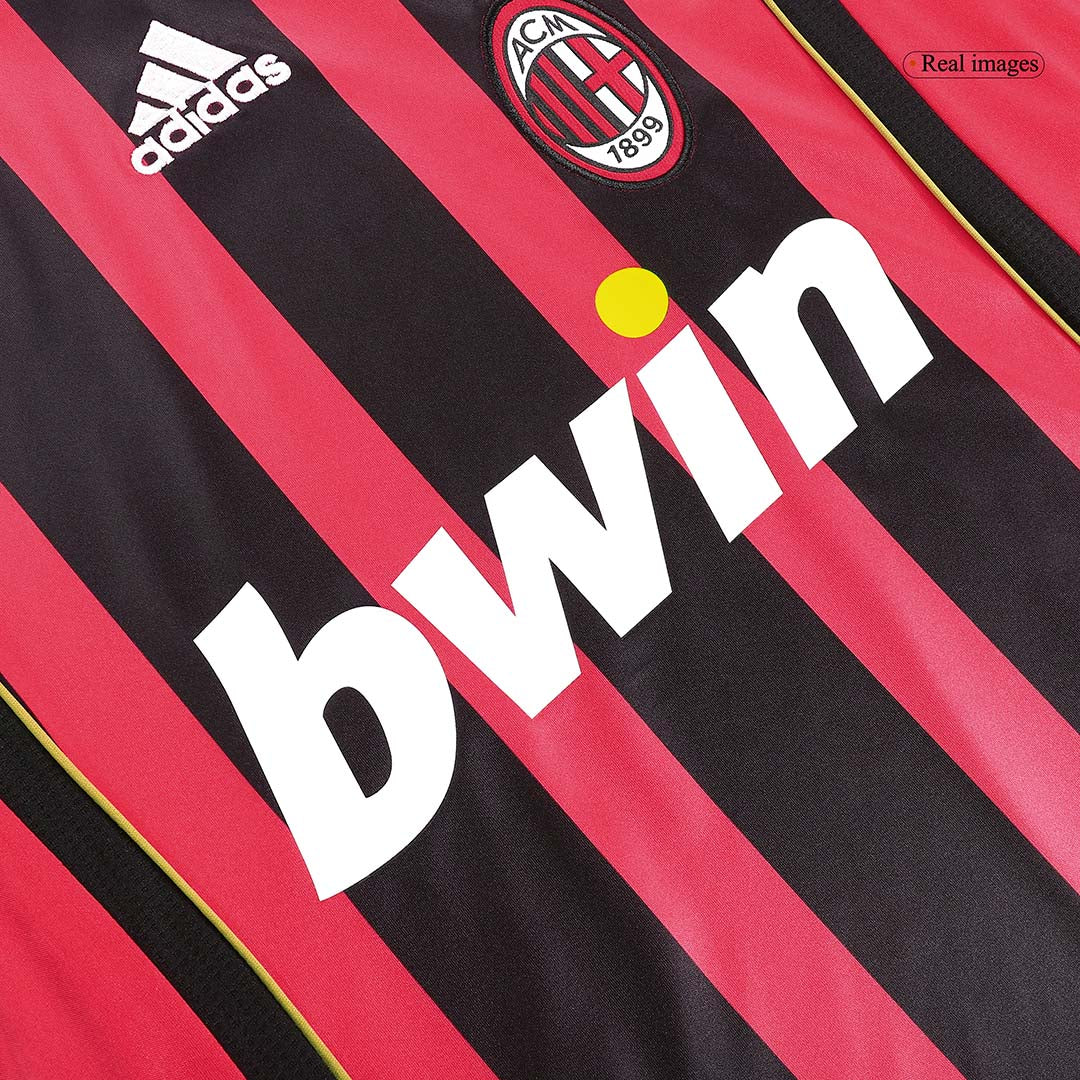 Μίλαν Ρετρό φανέλα μακρυμάνικη Εντός 2006/07 MALDINI #3