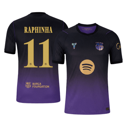 Μπαρτσελόνα φανέλα Εκτός 2026/27 RAPHINHA #11 - Match Version - UCL