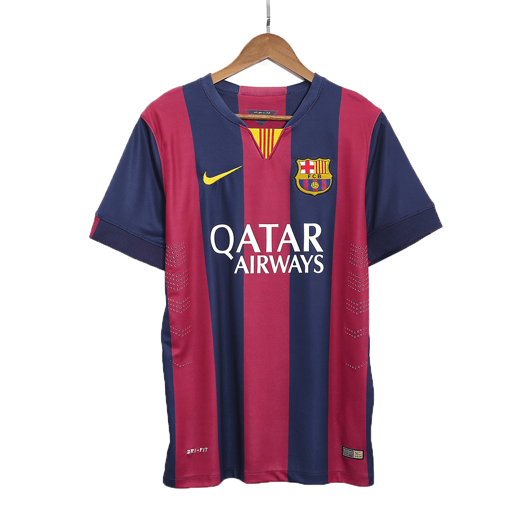 Μπαρτσελόνα Ρετρό φανέλα Εντός 2014/15 NEYMAR JR #11