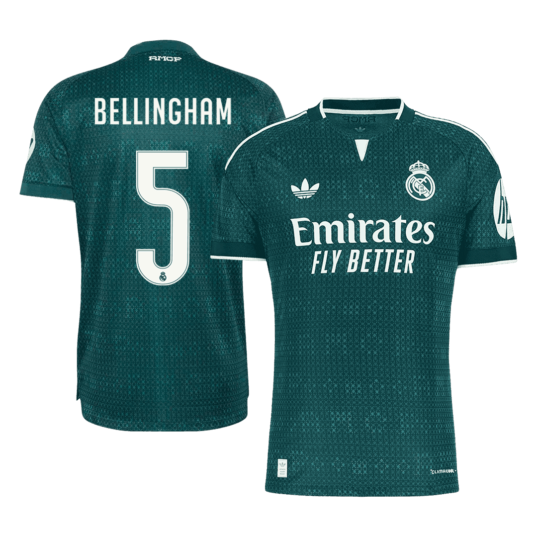 Ρεάλ Μαδρίτης φανέλα Εκτός 2026/27 BELLINGHAM #5 - Match Version