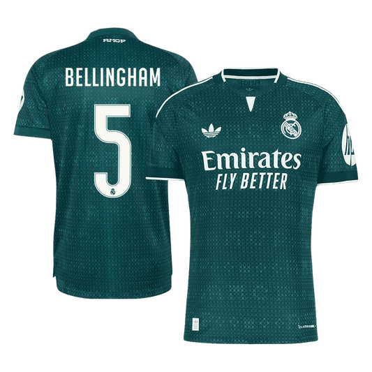 Ρεάλ Μαδρίτης φανέλα Εκτός 2026/27 BELLINGHAM #5 - Αγωνιστική Έκδοση