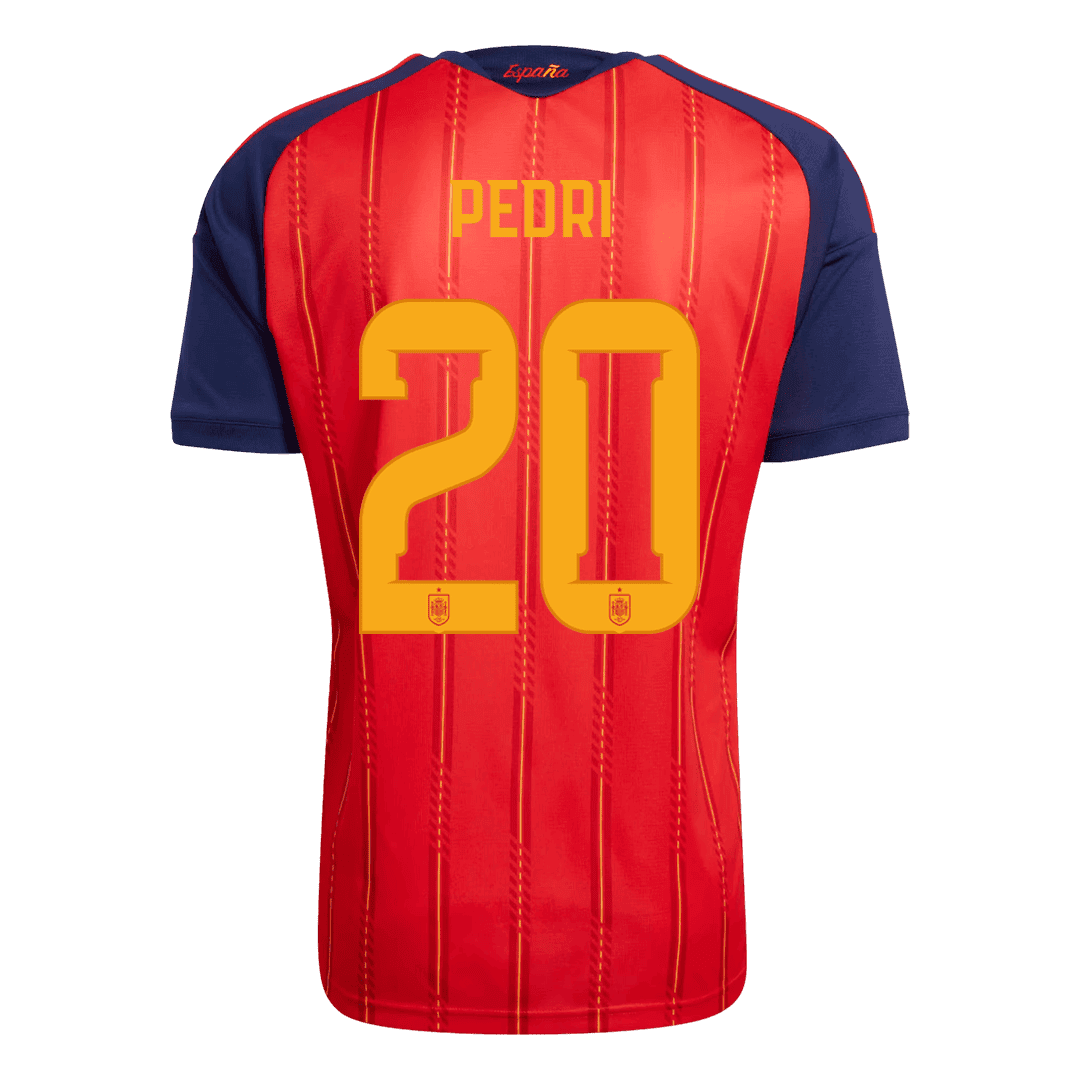Ισπανία φανέλα Εντός Παγκόσμιο Κύπελλο 2026 PEDRI #20 Champion Edition