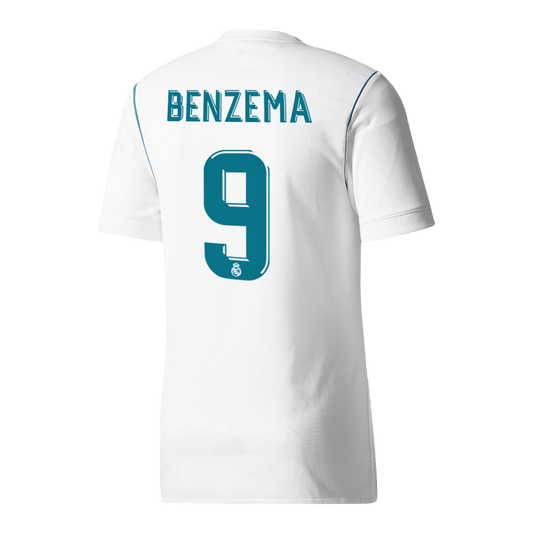 Ρεάλ Μαδρίτης Ρετρό φανέλα Εντός 2017/18 BENZEMA #9