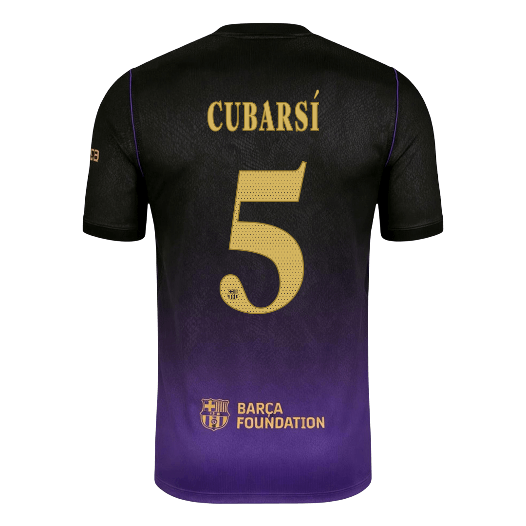 Μπαρτσελόνα φανέλα Εκτός 2026/27 CUBARSÍ #5 - UCL