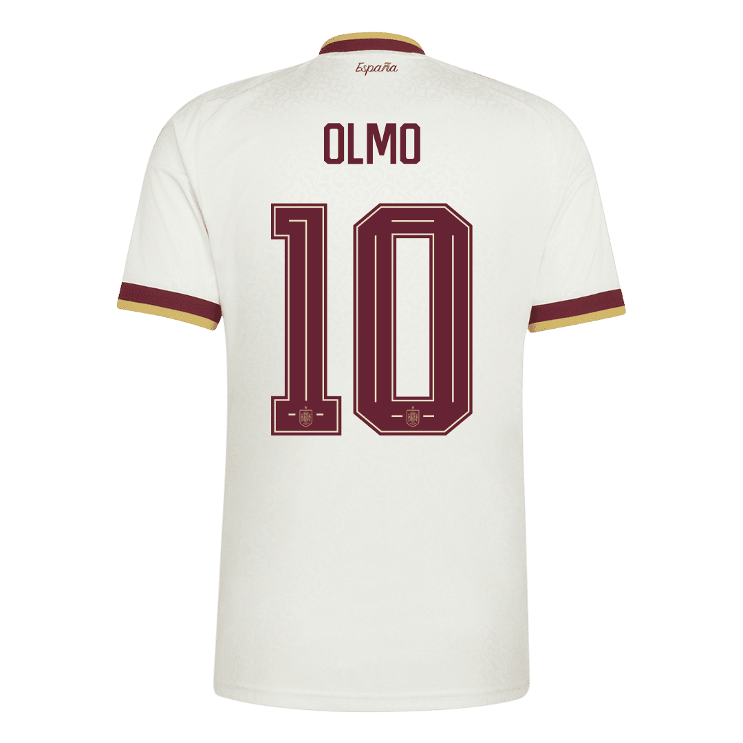 Ισπανία φανέλα Εκτός Παγκόσμιο Κύπελλο 2026 OLMO #10 Champion Edition
