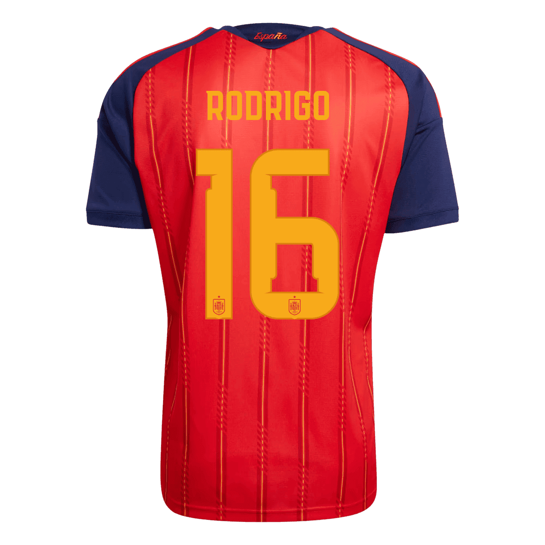 Ισπανία φανέλα Εντός Παγκόσμιο Κύπελλο 2026 RODRIGO #16 - Match Version Champion Edition