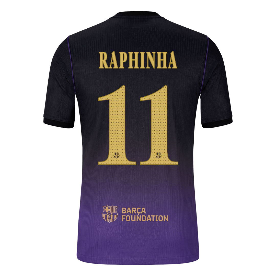 Μπαρτσελόνα φανέλα Εκτός 2026/27 RAPHINHA #11 - Match Version - UCL