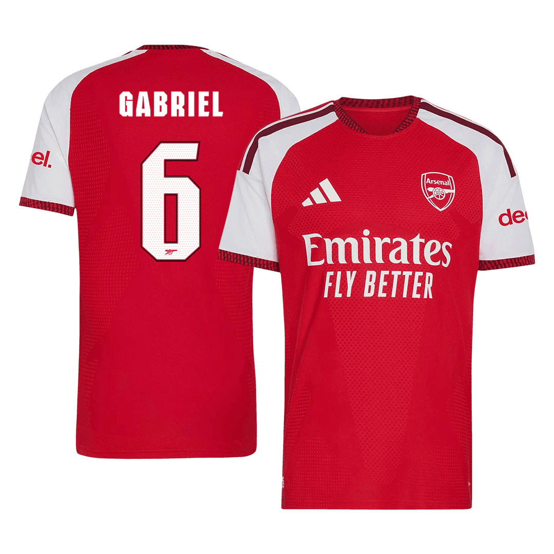 Άρσεναλ φανέλα Εντός 2026/27 GABRIEL #6 - Αγωνιστική Έκδοση - UCL