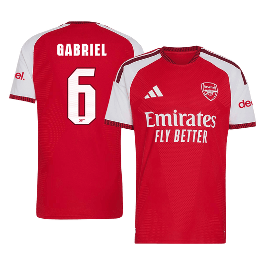 Άρσεναλ φανέλα Εντός 2026/27 GABRIEL #6 - Αγωνιστική Έκδοση - UCL