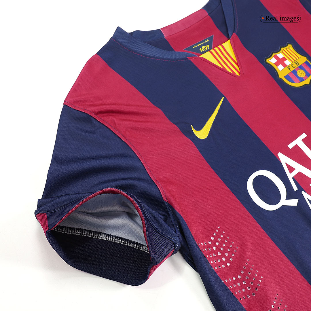 Μπαρτσελόνα Ρετρό φανέλα Εντός 2014/15 MESSI #10