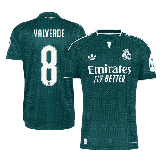 Ρεάλ Μαδρίτης φανέλα Εκτός 2026/27 VALVERDE #8 - Αγωνιστική Έκδοση
