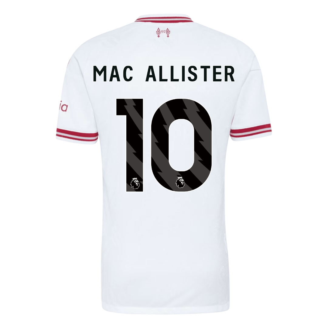 Λίβερπουλ φανέλα Εκτός 2026/27 MAC ALLISTER #10 - Αγωνιστική Έκδοση