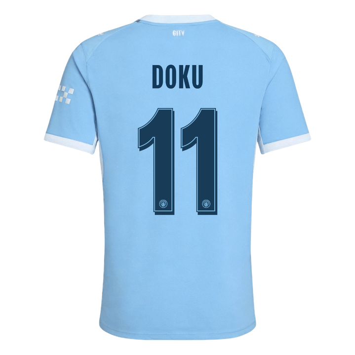 Μάντσεστερ Σίτι φανέλα Εντός 2026/27 DOKU #11 - Αγωνιστική Έκδοση - UCL