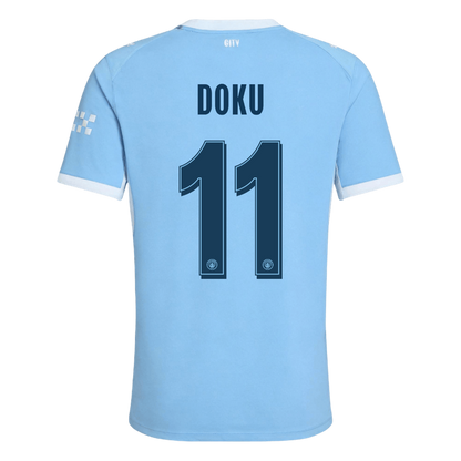 Μάντσεστερ Σίτι φανέλα Εντός 2026/27 DOKU #11 - Αγωνιστική Έκδοση - UCL